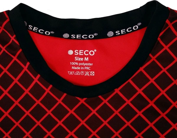 Футбольна форма SECO Geometry Set чорно-червона 19220202