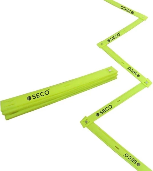Тренувальні сходи координаційні для бігу SECO складні 400 см неонові 21020306