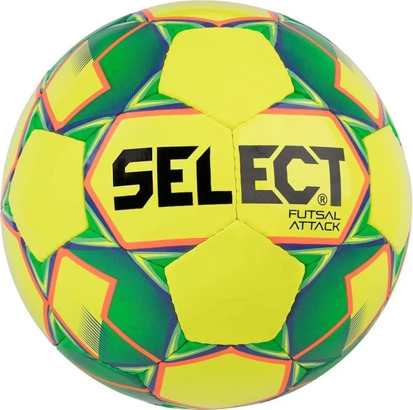 Футзальный мяч Select Futsal Attack New желто-зеленый 107343-024 Размер 4
