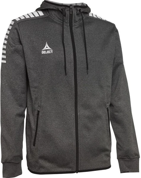 Спортивна куртка SELECT Monaco zip hoodie сіра 620110-002