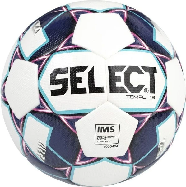Футбольний м'яч Select TEMPO біло-синій 117502-012 Розмір 5