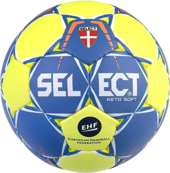 М'яч гандбольний SELECT HB KETO SOFT жовто-синій 384084-015 Розмір 0