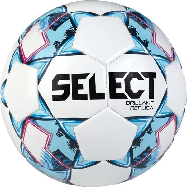 Мяч футбольный SELECT BRILLANT REPLICA NEW бело-голубой 099582-318 Размер 3
