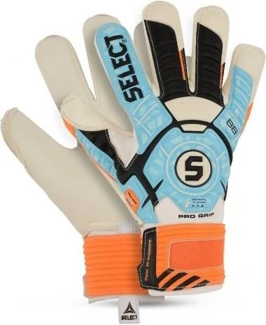 Воротарські рукавиці Select 88 Pro Grip біло-блакитні 601886-245