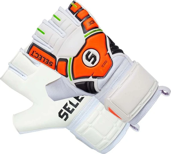 Воротарські рукавиці Select Futsal Liga 33 біло-помаранчеві 609330-335