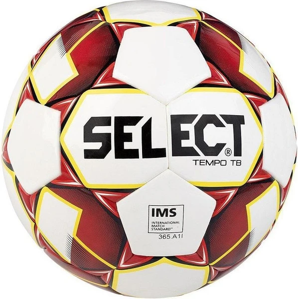 Футбольний м'яч Select TEMPO біло-червоний 117502-010 Розмір 4