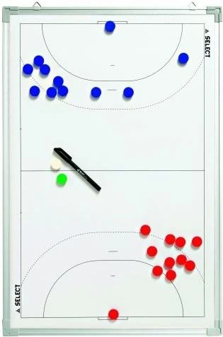 Тактическая доска Select Tactics board alu - handball, 60х90 729400-001
