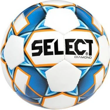 Футбольный мяч Select Diamond бело-синий 085532-310 Размер 3
