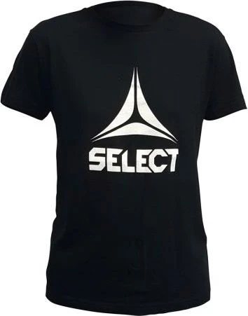 Футболка Select T-Shirt Basic with big Select logo черная 632650-010