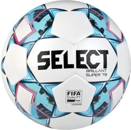 Футбольний м'яч Select Brillant Super TB (FIFA) біло-синій 361593-051 Розмір 5