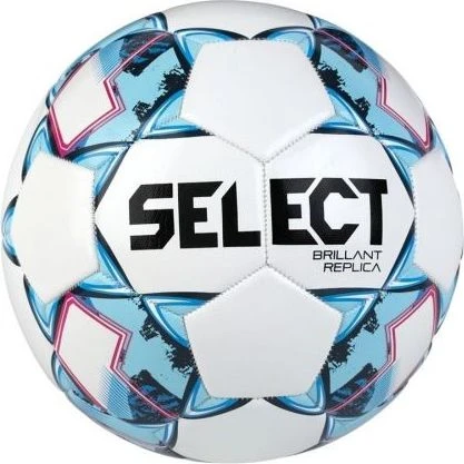 Футбольный мяч Select Brillant Super TB (FIFA) бело-синий 361593-051 Размер 5