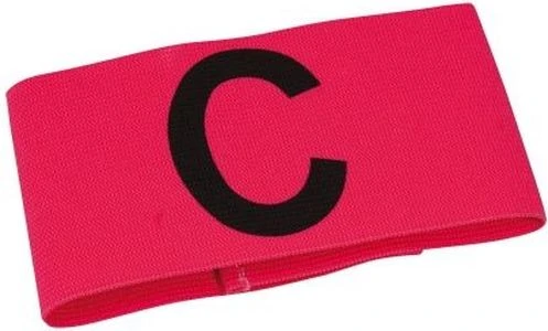 Капитанская повязка взрослая Select Captain's band (elastic) розовая 697780-12
