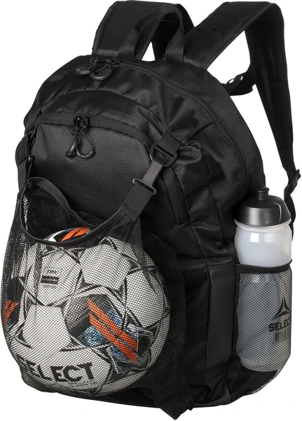 Рюкзак Select Milano backpack with net for ball чорний 25L 815090-010