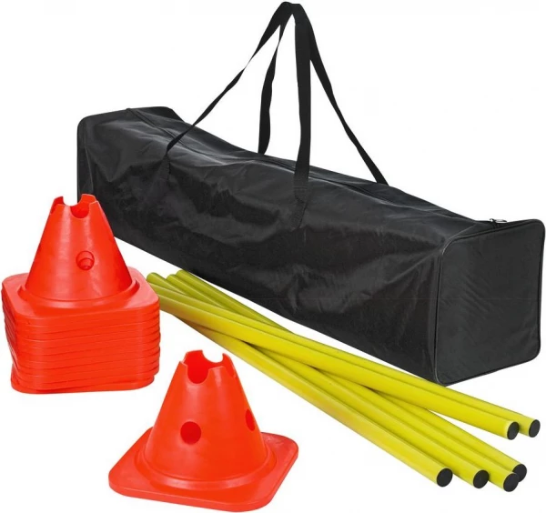 Тренувальний набір Select Agility set w/cones and poles, 12 конусів та 6 палиць 749640-000