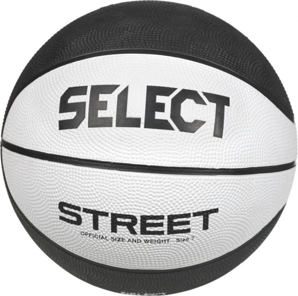 Баскетбольний м'яч Select Street Basket v22 біло-чорний Розмір 7 205570-126
