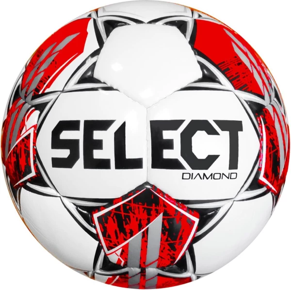 Футбольний м'яч Select Diamond v23 біло-червоний 085436-134 Розмір 5