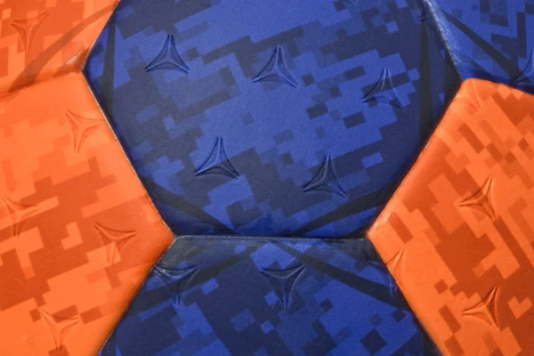 Гандбольний м'яч Select Attack TB v22 синьо-жовтогарячий Розмір 0 162084-839