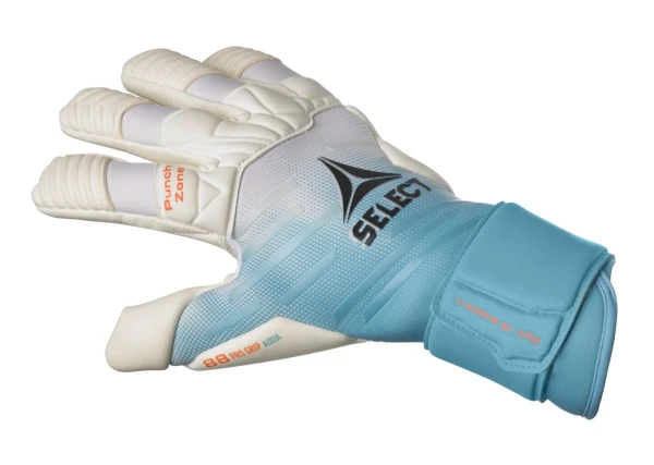 Вратарские перчатки Select 88 Pro Grip Aqua v23 бирюзово-белые 601880-922