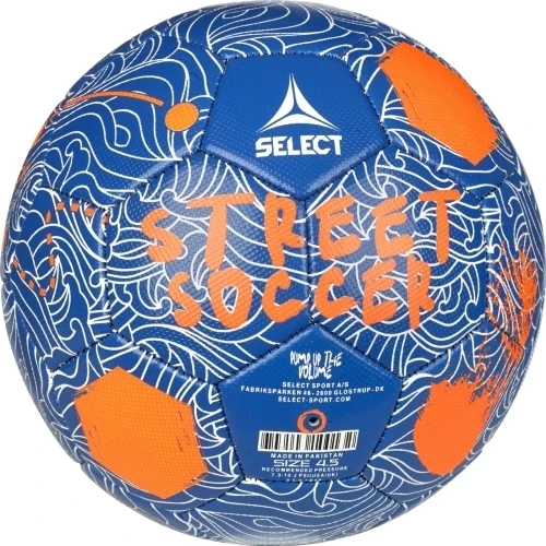 Футбольний м'яч Select STREET SOCCER V24 синьо-жовтогарячий Розмір 4,5 095527-226