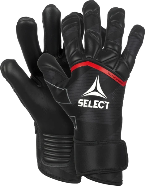 Воротарські рукавички дитячі Select 90 FLEXI KIDS V24 чорно-червоні 602900-131