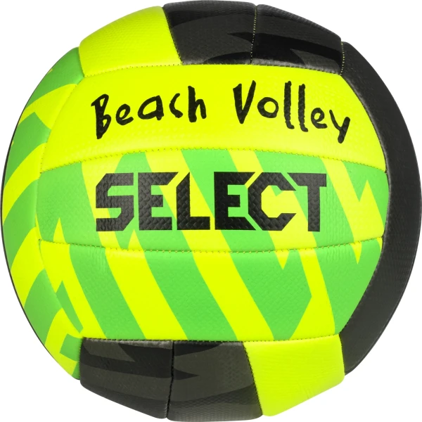 М'яч для пляжного волейболу Select BEACH VOLLEY V24 жовто-зелено-чорний Розмір 5 214482-596