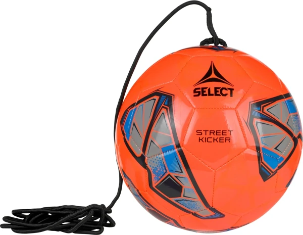 Футбольний м'яч на гумці Select STREET KICKER V25 оранжево-синій Розмір 4 099481-662