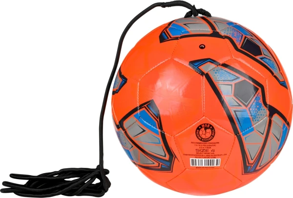 Футбольний м'яч на гумці Select STREET KICKER V25 оранжево-синій Розмір 4 099481-662