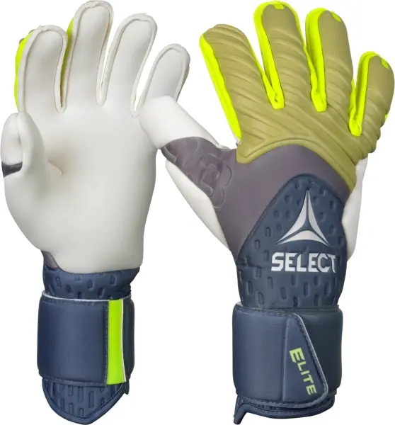 Воротарські рукавиці Select 93 ELITE V26 темно-синьо-лимонно-оливкові 601939-240