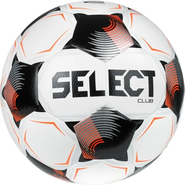 Футбольний м'яч Select CLUB DB (FIFA BASIC) V26 біло-помаранчево-срібний Розмір 5 086518-012