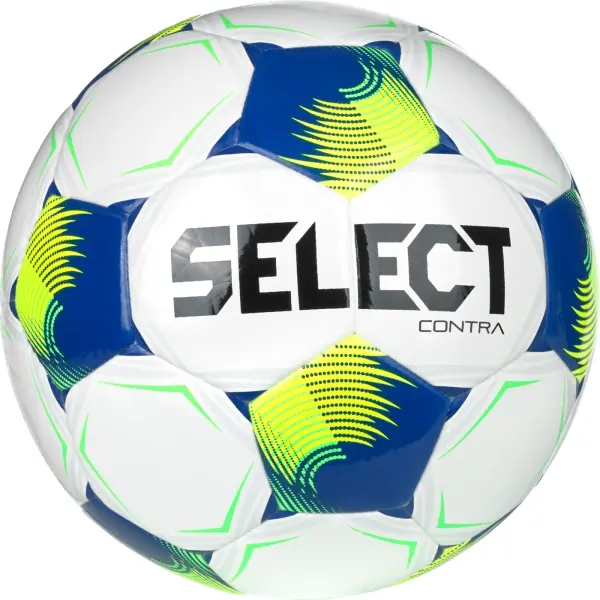 Футбольний м'яч Select CONTRA DB (FIFA BASIC) V26 біло-синьо-салатовий Розмір 3 085318-012