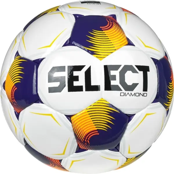 Футбольний м'яч Select DIAMOND FIFA V26 біло-темно-синьо-помаранчевий Розмір 5 085537-010