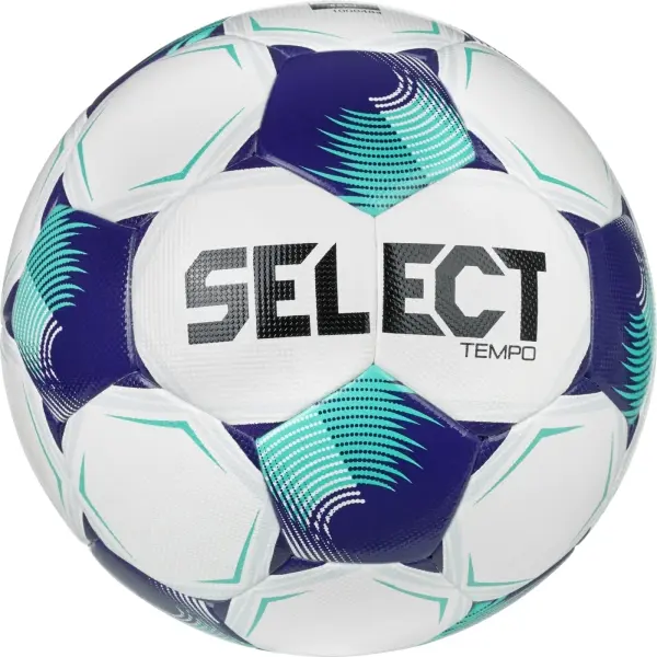 Футбольный мяч Select TEMPO TB (FIFA BASIC) V26 бело-фиолетово-голубой Размер 5 057507-100