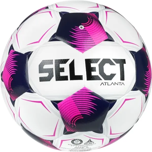 Футбольний м'яч Select ATLANTA DB (FIFA BASIC) V26 біло-рожевий Розмір 4 057598-011