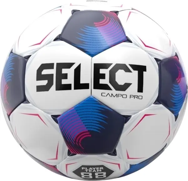 Футбольный мяч Select CAMPO PRO V26 бело-сине-розовый Размер 4 387457-761