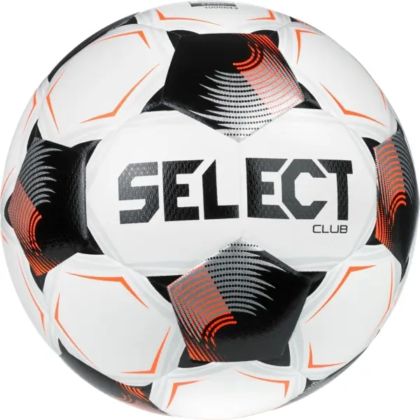 Футбольний м'яч Select CLUB DB (FIFA BASIC) V26 біло-помаранчево-срібний Розмір 4 086413-012
