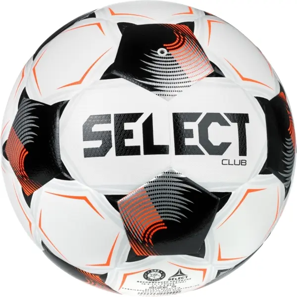 Футбольний м'яч Select CLUB DB (FIFA BASIC) V26 біло-помаранчево-срібний Розмір 5 086413-012