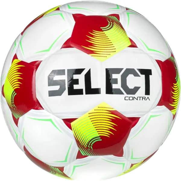 Футбольный мяч Select CONTRA DB (FIFA BASIC) V26 бело-красно-салатовый Размер 4 085417-012