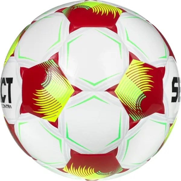 Футбольный мяч Select CONTRA DB (FIFA BASIC) V26 бело-красно-салатовый Размер 4 085417-012