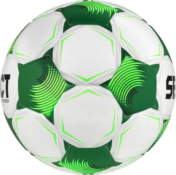 Футбольний м'яч Select PIONEER TB (FIFA BASIC) V26 біло-зелений Розмір 4 086407-005
