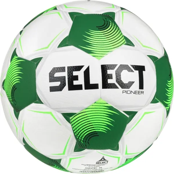 Футбольний м'яч Select PIONEER TB (FIFA BASIC) V26 біло-зелений Розмір 5 086407-005