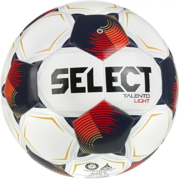 Футбольний м'яч Select TALENTO LIGHT DB V26 біло-червоно-золотий Розмір 5 077487-015