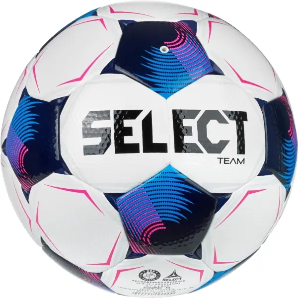 Футбольный мяч Select TEAM DB (FIFA BASIC) V26 бело-сине-розовый Размер 4 086559-006
