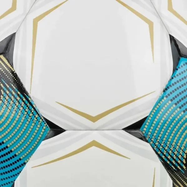 Футзальний м'яч Select FUTSAL ATTACK DB (FIFA BASIC) V26 біло-блакитно-золотий Розмір 4 107347-009