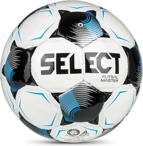 Футзальний м'яч Select FUTSAL MASTER (FIFA BASIC) V26 біло-синій Розмір 4 104347-003