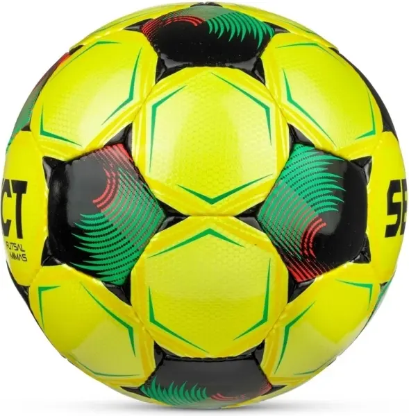 Футзальный мяч Select FUTSAL MIMAS YELLOW (FIFA BASIC) V26 желто-зелено-красный Размер 4 105347-007