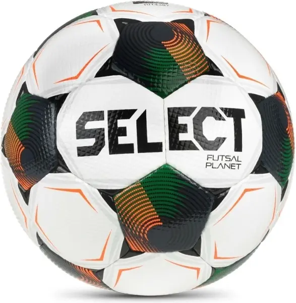Футзальний м'яч Select FUTSAL PLANET (FIFA BASIC) V26 біло-жовто-жовто-зелений Розмір 4 103347-005