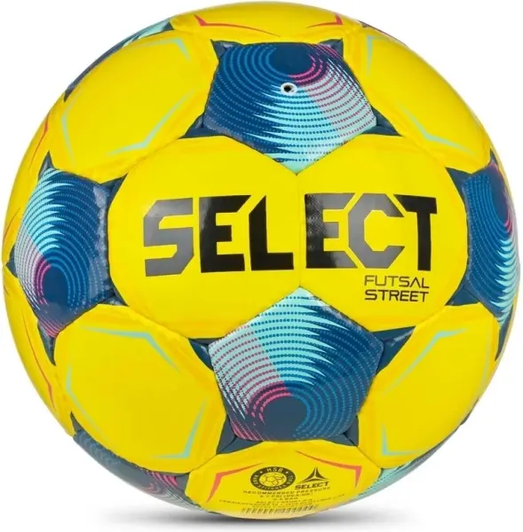 Футзальний м'яч Select FUTSAL STREET (FIFA BASIC) V26 жовто-синьо-рожевий Розмір 4 106427-001
