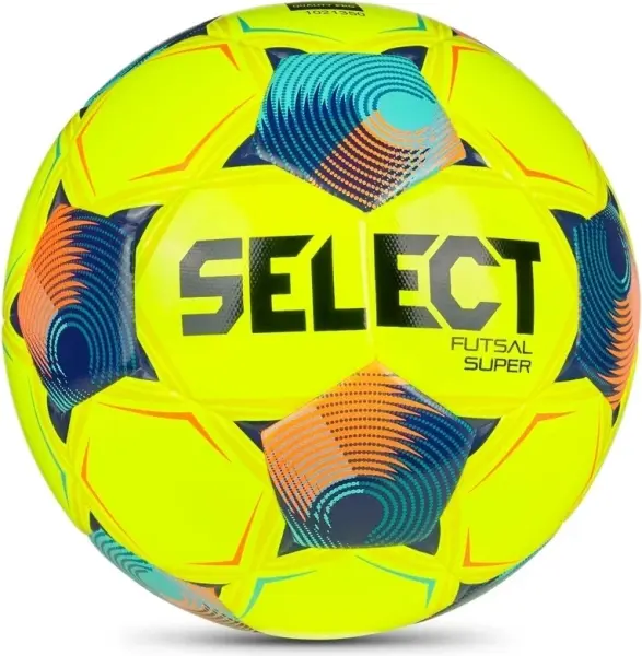 Футзальний м'яч Select FUTSAL SUPER DB (FIFA QUALITY PRO) V26 жовто-темно-синьо-жовтогарячий Розмір 4 361347-130