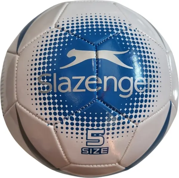 Футбольний м'яч Slazenger AC FOOTBALL біло-синьо-срібний Розмір 5 307775