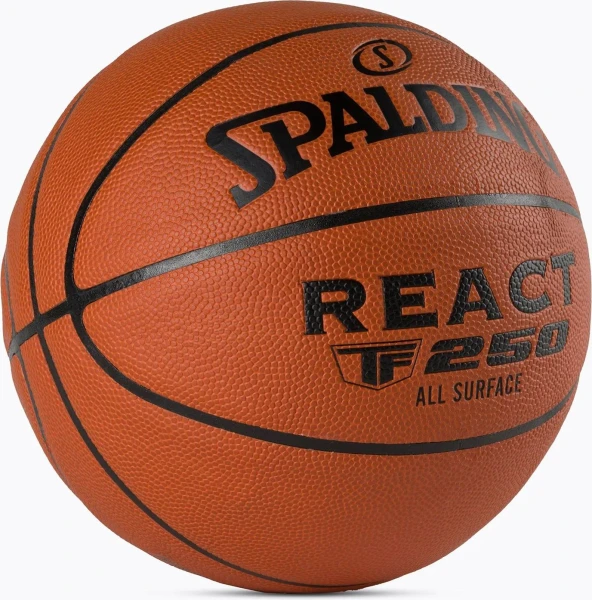 Баскетбольний м'яч Spalding REACT TF-250 помаранчевий Розмір 5 76803Z